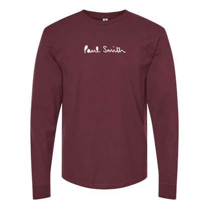 Men's Paul Smith Logo Cotton Long Sleeve T-Shirt