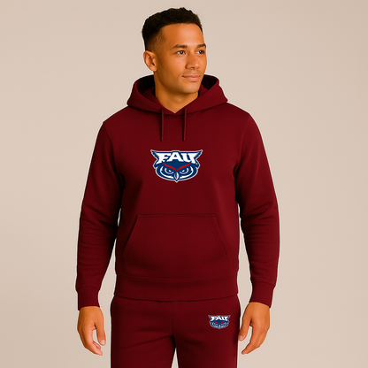 Men's Florida Atlantic Owls Logo Hoodie Joggers Set
