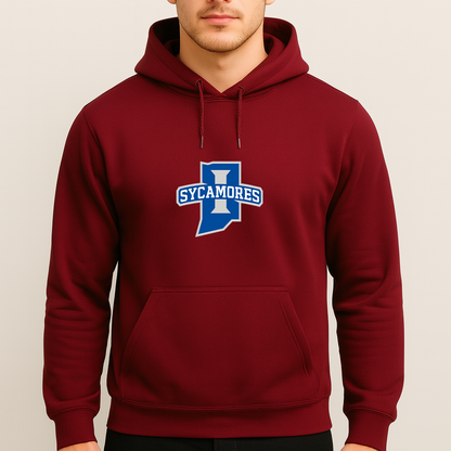 Men's Indiana State Sycamores Logo Pullover Hoodie