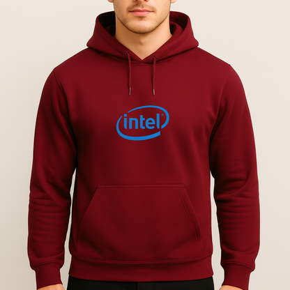 Men's Intel Logo Pullover Hoodie