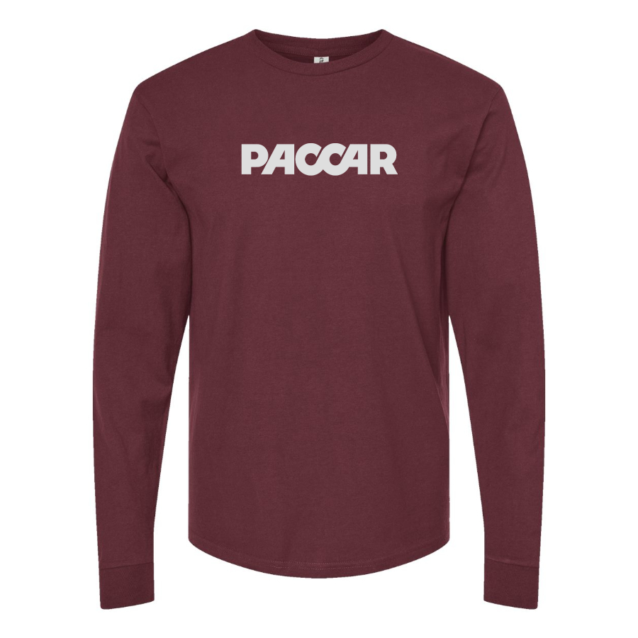 Men's Paccar Logo Cotton Long Sleeve T-Shirt