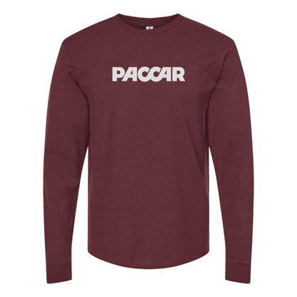 Men's Paccar Logo Cotton Long Sleeve T-Shirt