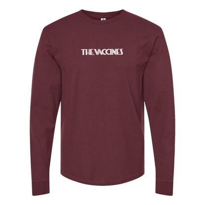 Men's The Vaccines Logo Cotton Long Sleeve T-Shirt
