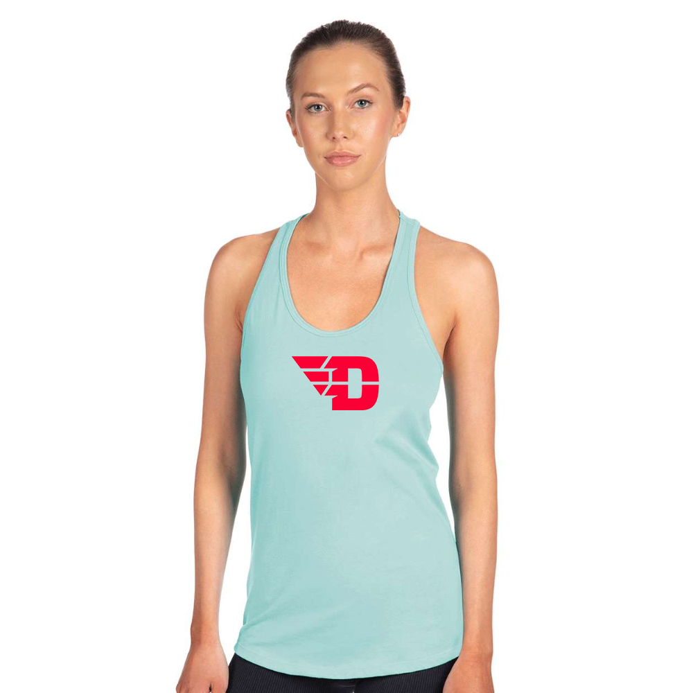 Women's Dayton Flyers  Next Level Ideal Racerback Tank