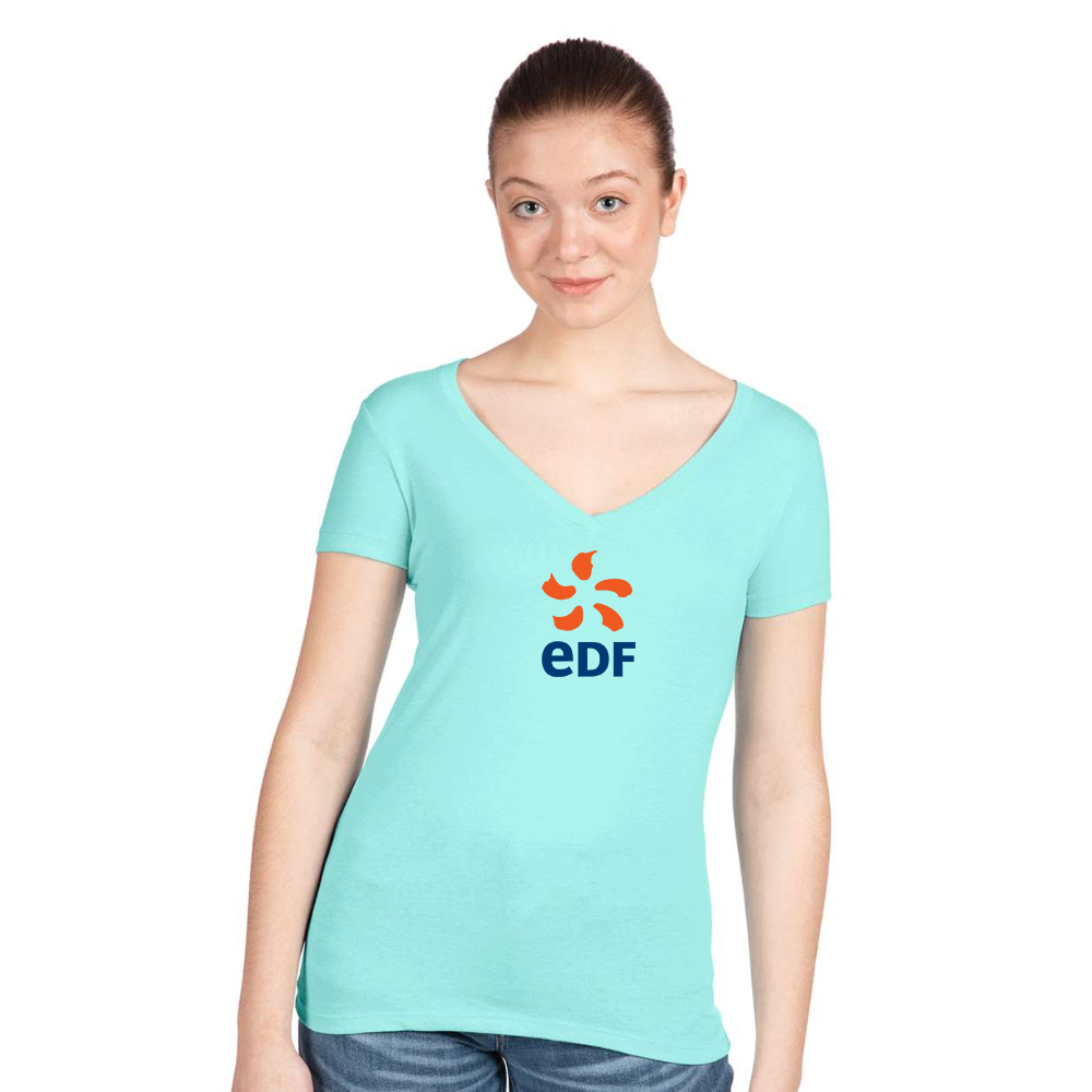 Women's Edf Next Level V-Neck T-Shirt