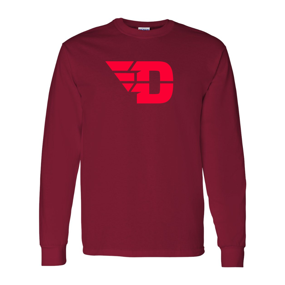 Men's Dayton Flyers Gildan Heavy Cotton Long Sleeve T-Shirt