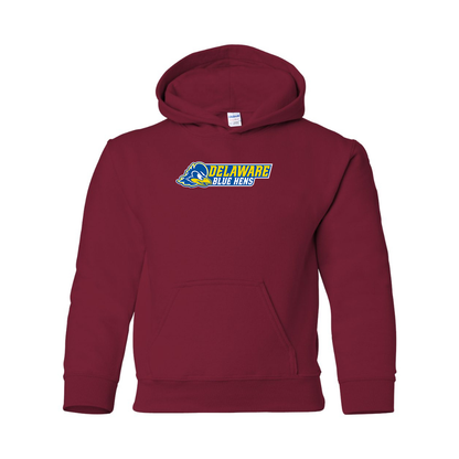 Youth  Delaware Blue Hens Gildan Heavy Blend  Hooded Sweatshirt