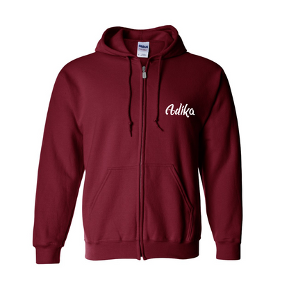 Men's  Adika  Gildan  Heavy Blend Full Zip Hooded Sweatshirt