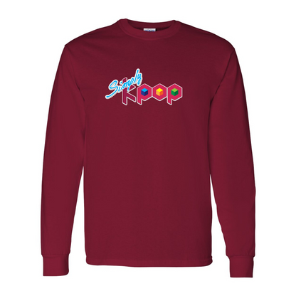 Men's  Simply Kpop  Gildan Heavy Cotton Long Sleeve T-Shirt