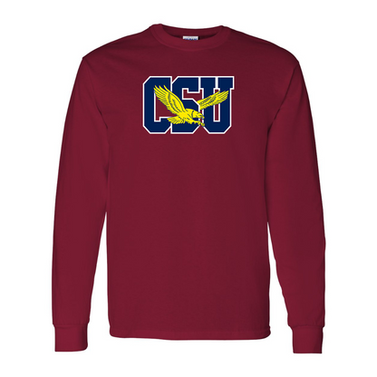 Men's Coppin State Eagles Gildan Heavy Cotton Long Sleeve T-Shirt