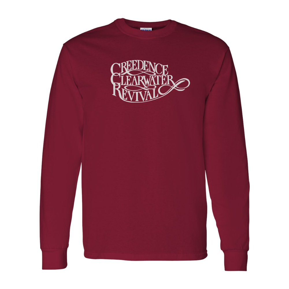 Men's Creedence Clearwater Revival Gildan Heavy Cotton Long Sleeve T-Shirt