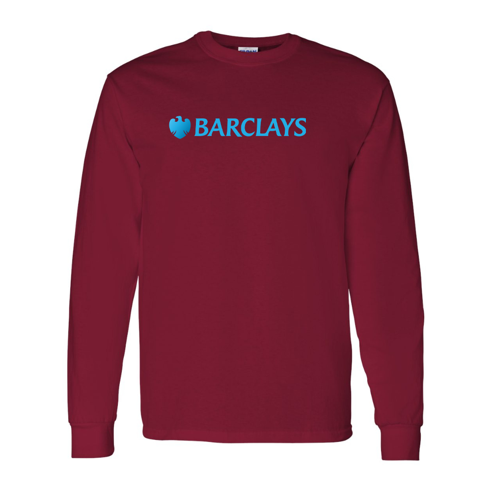 Men's  Barclays Gildan Heavy Cotton Long Sleeve T-Shirt