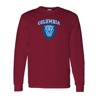 Men's Columbia Lions Gildan Heavy Cotton Long Sleeve T-Shirt