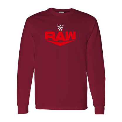 Men's  WWE Raw  Gildan Heavy Cotton Long Sleeve T-Shirt