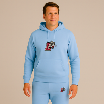 Men's Lafayette Leopards Logo Hoodie Joggers Set