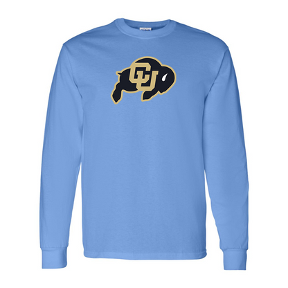 Men's Colorado Buffaloes  Gildan Heavy Cotton Long Sleeve T-Shirt