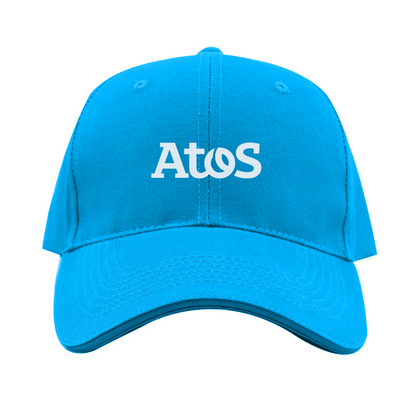Atos Logo  Dad Baseball Cap Hat