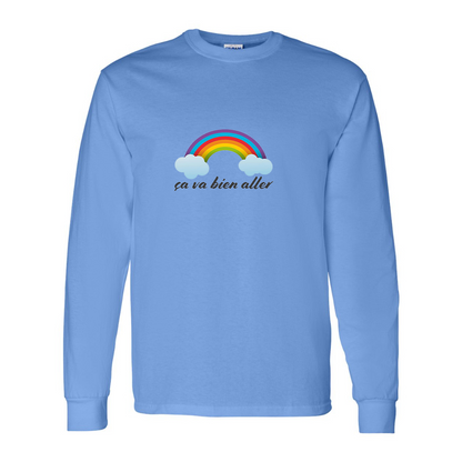 Men's Ça va bien aller Gildan Heavy Cotton Long Sleeve T-Shirt