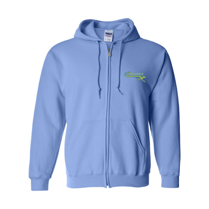 Men's  CSU-Bakersfield Roadrunners Gildan  Heavy Blend Full Zip Hooded Sweatshirt