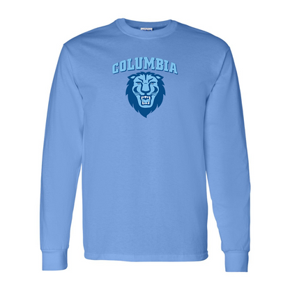 Men's Columbia Lions Gildan Heavy Cotton Long Sleeve T-Shirt