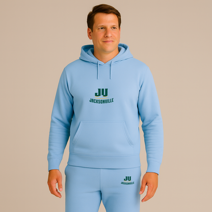 Men's Jacksonville Dolphins Logo Hoodie Joggers Set