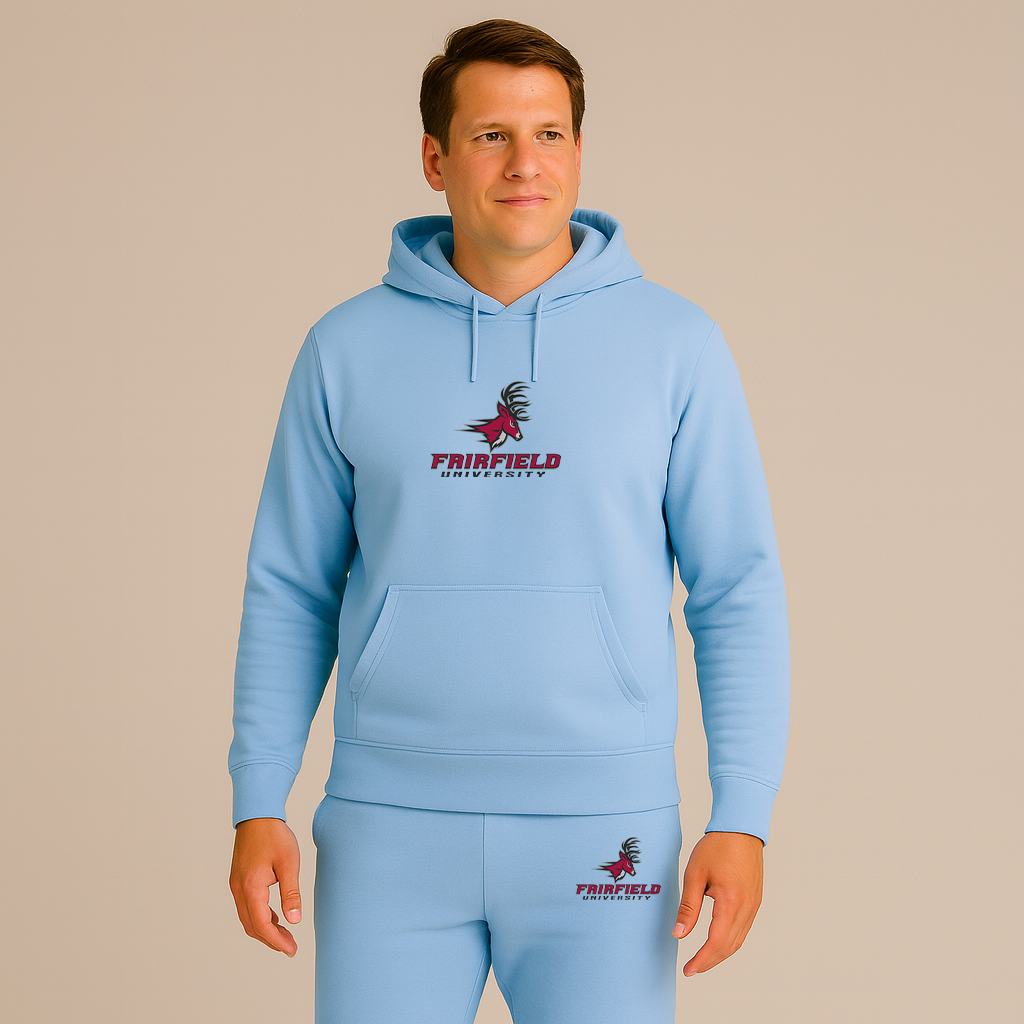 Men's Fairfield Stags Logo Hoodie Joggers Set