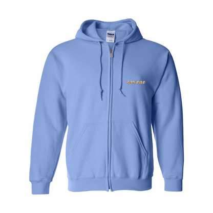 Men's Kansas Gildan  Heavy Blend Full Zip Hooded Sweatshirt