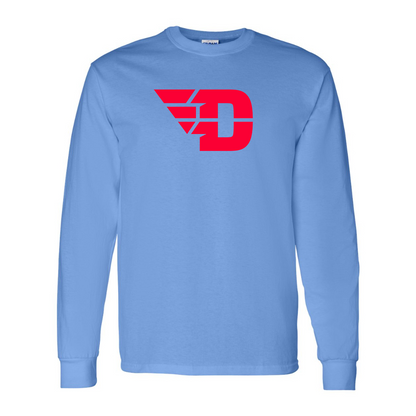 Men's Dayton Flyers Gildan Heavy Cotton Long Sleeve T-Shirt