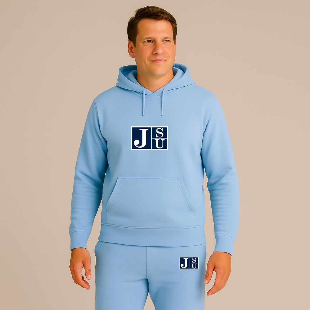Men's Jackson State Tigers Logo Hoodie Joggers Set
