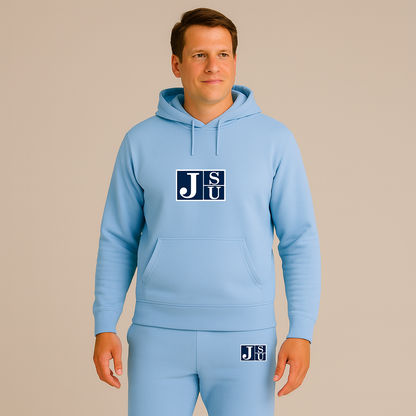Men's Jackson State Tigers Logo Hoodie Joggers Set