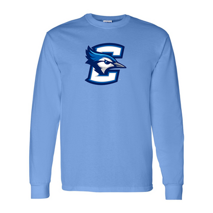 Men's Creighton Bluejays  Gildan Heavy Cotton Long Sleeve T-Shirt