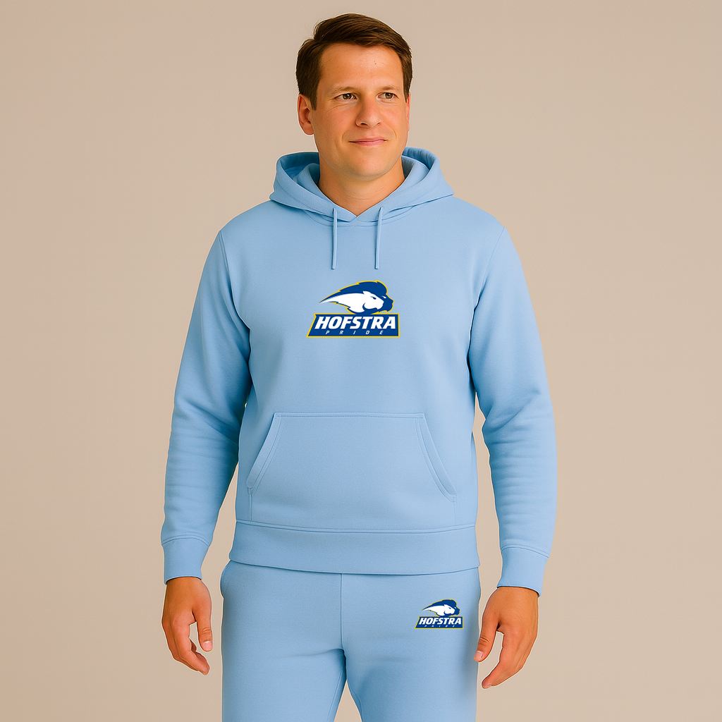 Men's Hofstra Pride Logo Hoodie Joggers Set