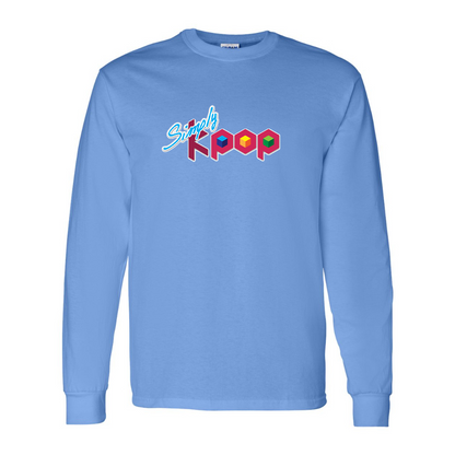 Men's  Simply Kpop  Gildan Heavy Cotton Long Sleeve T-Shirt