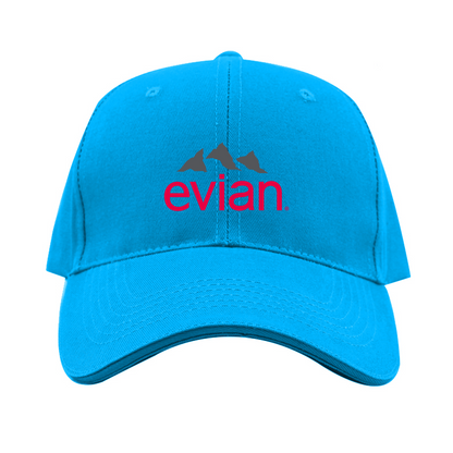 Evian Logo Dad Baseball Cap Hat