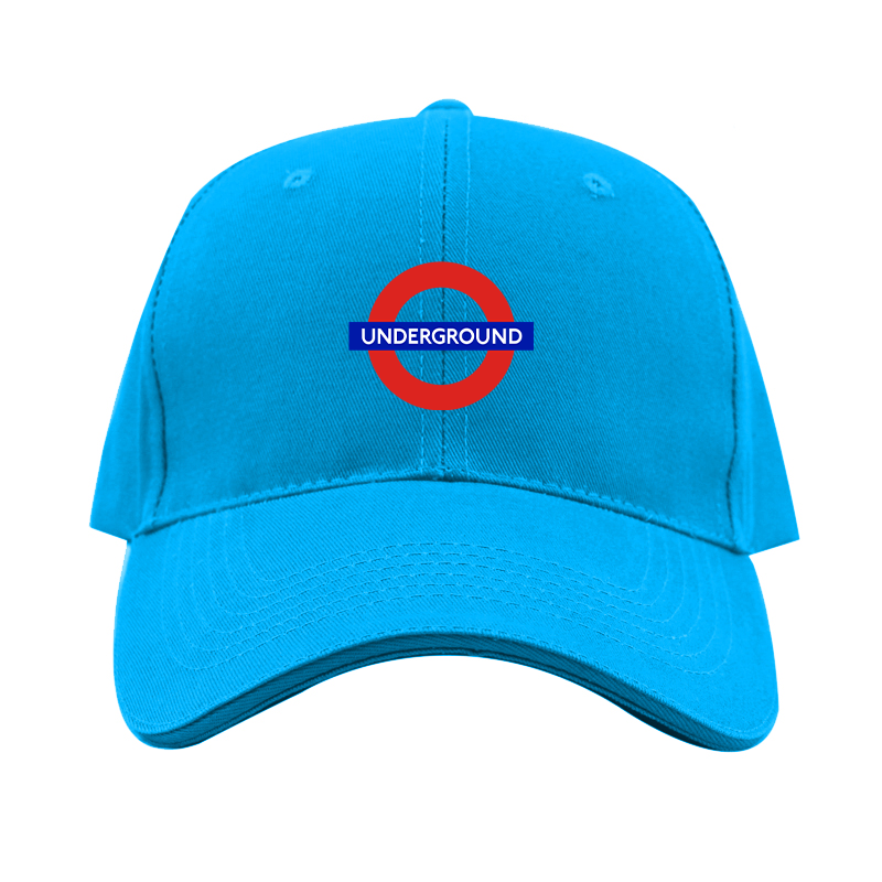 London Tube Logo  Dad Baseball Cap Hat