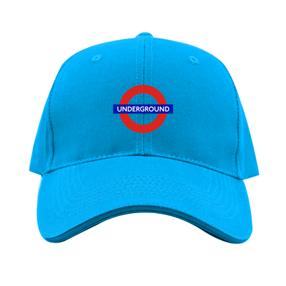 London Tube Logo  Dad Baseball Cap Hat