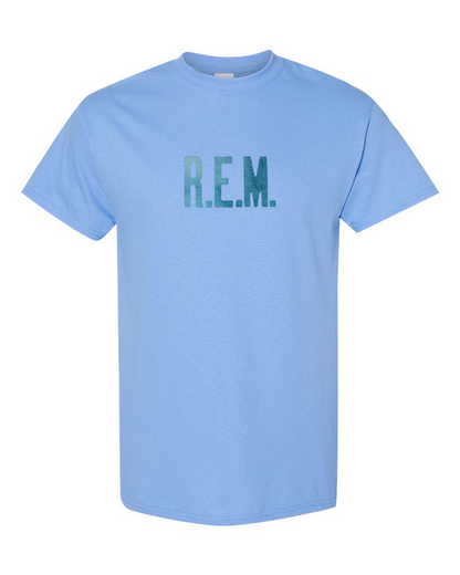 Men's R.E.M. Blue Gildan Heavy Cotton T-Shirt