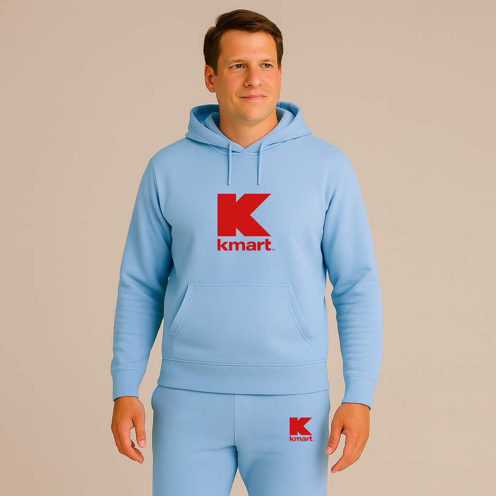 Men's Kmart Logo Hoodie Joggers Set