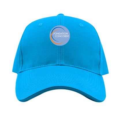 Fondation Concorde Logo  Dad Baseball Cap Hat