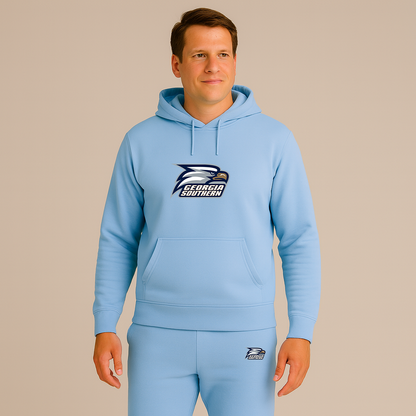 Men's Georgia Southern Eagles Logo Hoodie Joggers Set