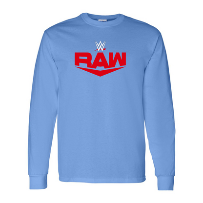 Men's  WWE Raw  Gildan Heavy Cotton Long Sleeve T-Shirt