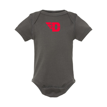 Dayton Flyers  Rabbit Skins Infant Baby Rib Bodysuit