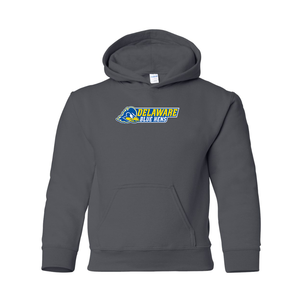 Youth  Delaware Blue Hens Gildan Heavy Blend  Hooded Sweatshirt