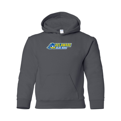 Youth  Delaware Blue Hens Gildan Heavy Blend  Hooded Sweatshirt