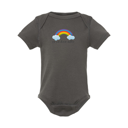 Ça va bien aller Rabbit Skins Infant Baby Rib Bodysuit