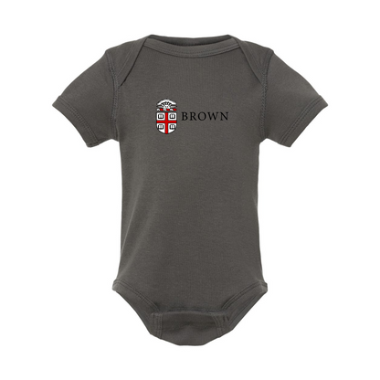 Brown University Rabbit Skins Infant Baby Rib Bodysuit