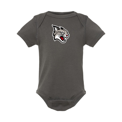 Davidson Wildcats  Rabbit Skins Infant Baby Rib Bodysuit