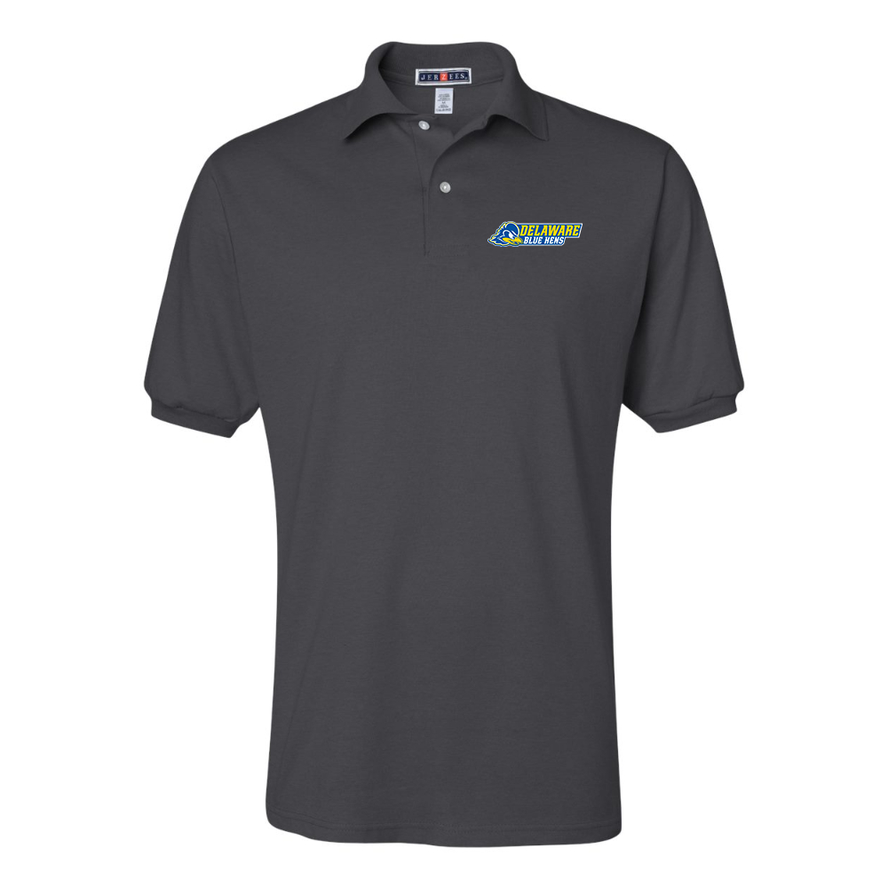 Men's  Delaware Blue Hens JERZEES  SpotShield polo