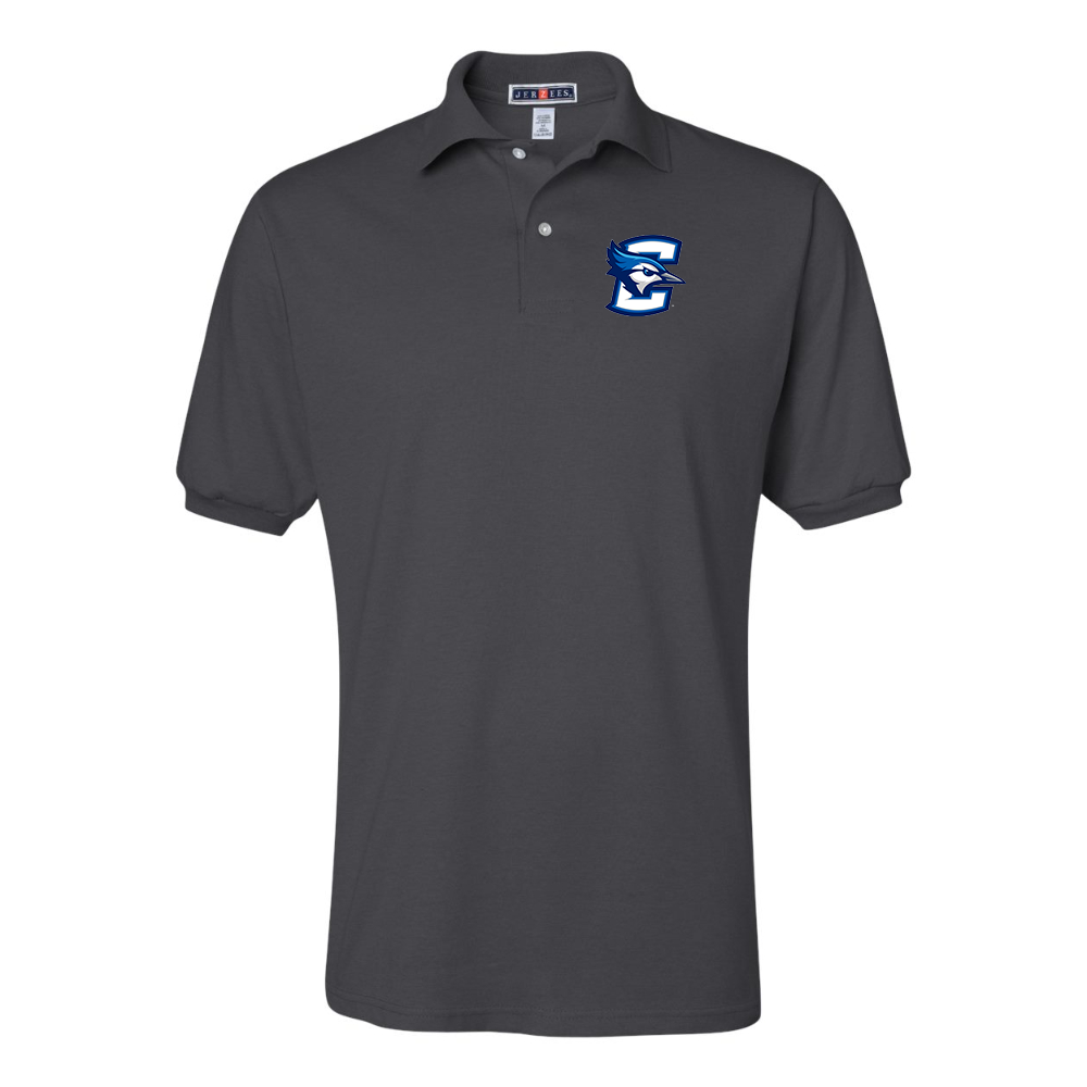 Men's Creighton Bluejays JERZEES  SpotShield polo
