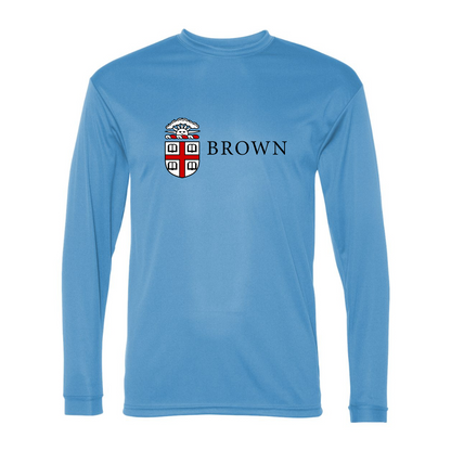 Men's Brown University  Performance Long Sleeve T-Shirt
